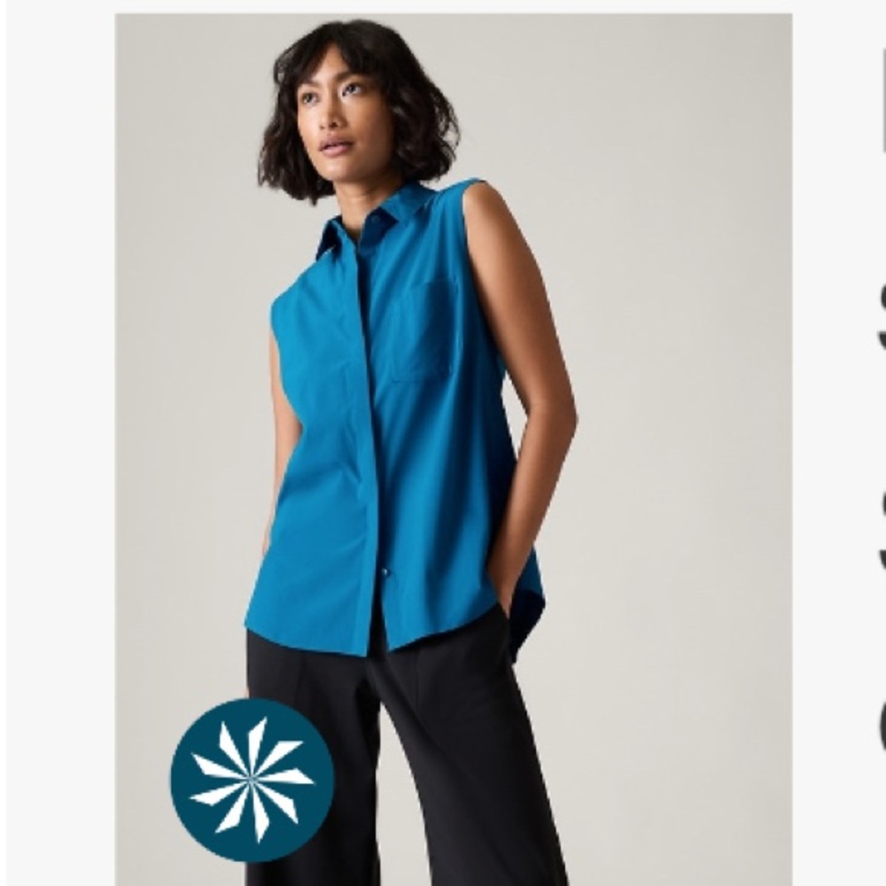 Athleta Everlasting Tank. Dark Lapis Blue. Size small.